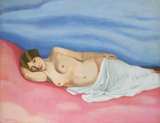 Liggende nøgen kvinde, 1913