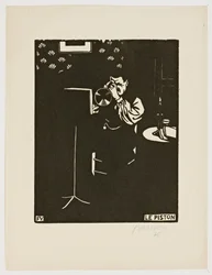 Kornetten, fra serien "Musikinstrumenter", 1896-97