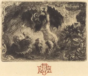 Jacques Cazottes "The Devil in Love" (1. vignet)
