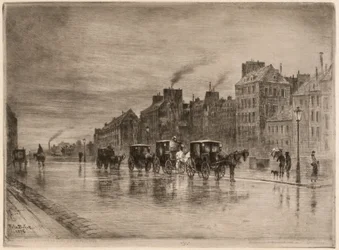 Vintermorgen på Quai de l