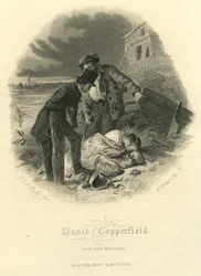 David Copperfield: Saved From Destruction, indgraveret af H.B. Hall og sønner, 1867