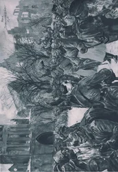 The Emperor in Luck (14. februar 1915), illustration fra Hindenburg udgivet af Daterlandischer Derlag C U Weller Berlin