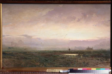 Matin (morgen) - Peinture de Fyodor Vasilyev (Feodor Alexandrovich, Fiodor Alexandrovitch Vassiliev (1850-1873), huile sur toile