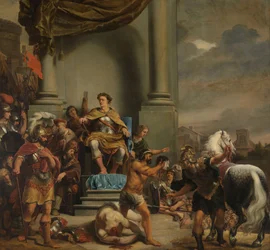 Konsul Titus Manlius Torquatus beordrer halshugning af sin søn