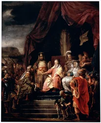 Moses og Jethro, c1655-c1656