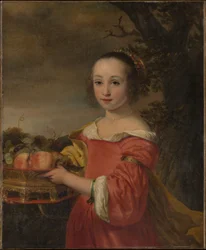 Petronella Elias (1648-1667) med en kurv med frugt