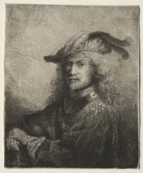 Portræt af en officer, 1645.