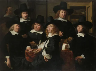 Six Regents and the Beadle of the Nieuw Zijds Institute for the Outdoor Relief of the Poor, Amsterdam, 1657