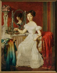 Skuespillerinden Elise Hoefer 1827 (maleri på lærred)
