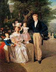 Legationsråd Theodor Joseph Ritter von Neuhaus (maleri på træ)