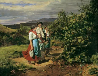 Hjemkomst fra arbejde (The Lovers at the Crossroads)