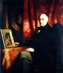 Portræt af kunstsamleren Nicolaus Hudtwalcker, 1852
