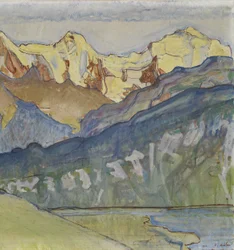 Eiger, Mönch og Jungfrau fra Beatenberg