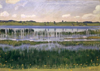 Burgäschi-søen nær Langenthal, omkring 1901.