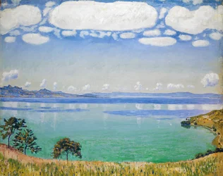 Genevesøen, set fra Chexbres, 1905.