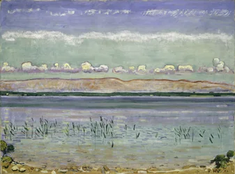 Genevesøen med Jura Hills, 1911