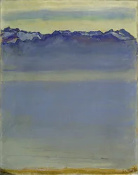 Genèvesøen med Savoy-alperne