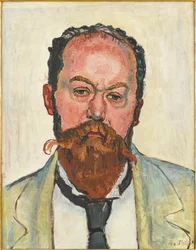 Portræt af Mathias Morhardt 1863-1939, 1913.