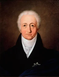 Portræt af forfatteren Johann Wolfgang von Goethe, 1749-1832, 1818.