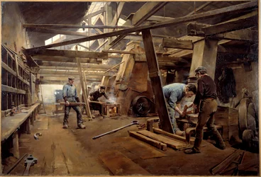 Formene. Maleri af Ferdinand Joseph Gueldry (1858-1945)