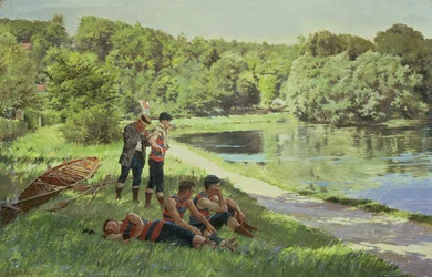 Holdet hviler