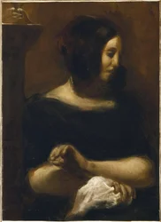 Portræt af George Sand, efter 1838