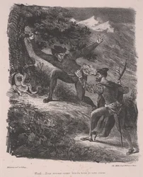 Faust og Mephistopheles i Harzen