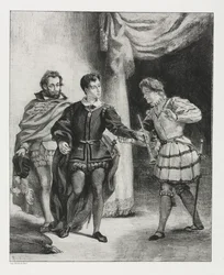 Hamlet: Hamlet og Guildenstern, 1834.