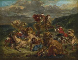 Løvejagt, 1860-61