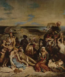 Scener fra massakren i Chios, 1822