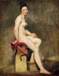 Siddende nøgen, Mademoiselle Rose