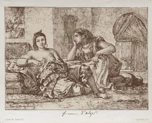 Kvinder fra Algier, 1833.
