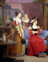 Rubens, mens han malede stråhat i sit atelier