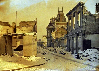 Chauny, Aisne, Frankrig, 1917 (autokrom)