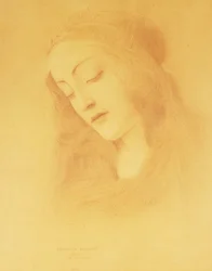 Jomfruen efter Botticelli; La Vierge d "Apres Botticelli, 1909