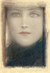 Hoved af en kvinde, ca. 1910