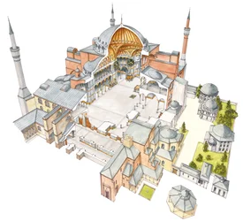 Hagia Sophia. Istanbul, Tyrkiet