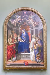 Madonna og Barn tronede med Johannes Døberen og helgener, kendt som Otto-altertavlen