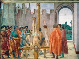 Sankt Peters martyrium, af Filippino Lippi