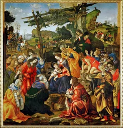 The Adoration of the Magi (tempera på træ)