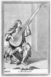 Arcileuto, plade XLVII fra Gabinetto Armonica, 1722