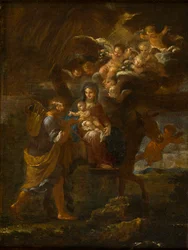 Flugten til Egypten, ca. 1643-94 (olie på lærred)