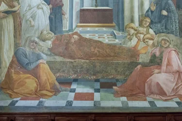 St. Stephens begravelse, detaljer