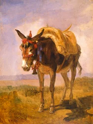 Gaffeltrucken (olie på lærred)