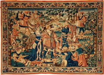 flamsk gobelin. 16. århundrede.