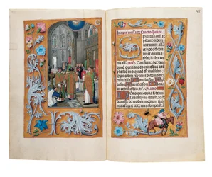Folioer fra Rothschilds timebog, Gent eller Brugge, ca. 1505