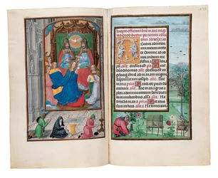 Folioer fra Rothschilds timebog, Gent eller Brugge, ca. 1505