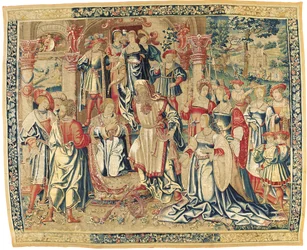 Fransk-flamsk bibelsk tapet, ca. 1510-30