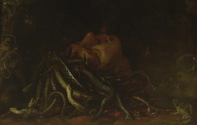 Head of Medusa (olie på panel)