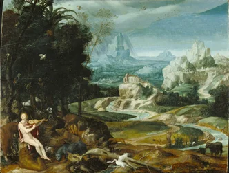 Landskab med Orpheus, c.1570